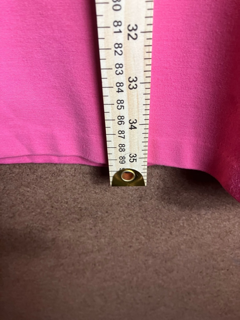 Talbots Hot Pink Short Sleeve Shift Dress with Front Pockets - Picture 4 of 7